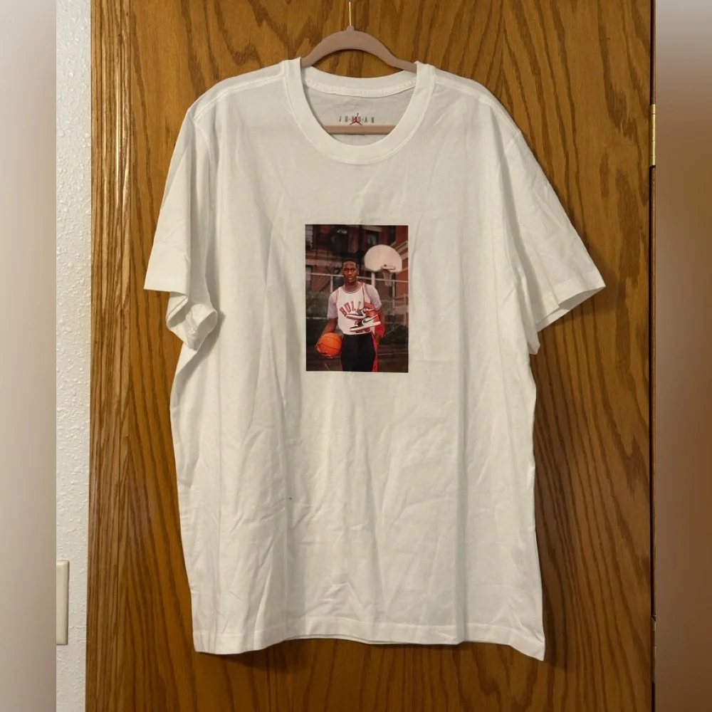 Jordan Photo Tee - White with Photo Graphic - NWT - Size XXL
